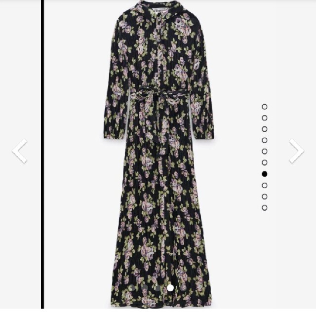 ZARA - ZARA フラワー柄ワンピース XSサイズの通販 by ZARA - ZARA フラワー柄ワンピース XSサイズの通販 by