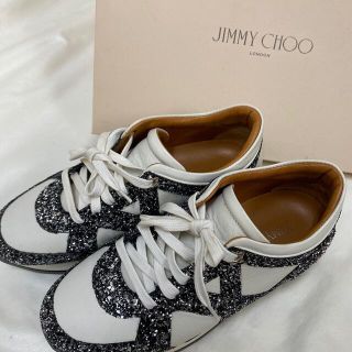 ジミーチュウ(JIMMY CHOO)のJIMMY CHOO ジミーチュウスニーカー ホワイトスニーカー(スニーカー)