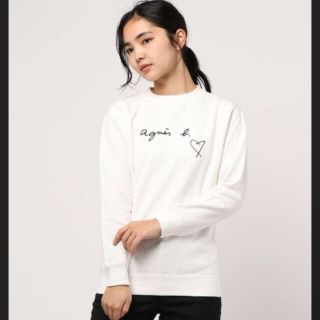 アニエスベー(agnes b.)のアニエスべー⭐︎白スウェット定価15,000円(トレーナー/スウェット)