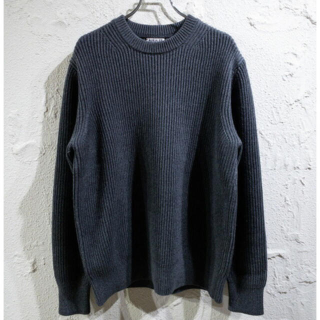 AURALEE/16AW/SUPERFINE WOOL RIB KNIT