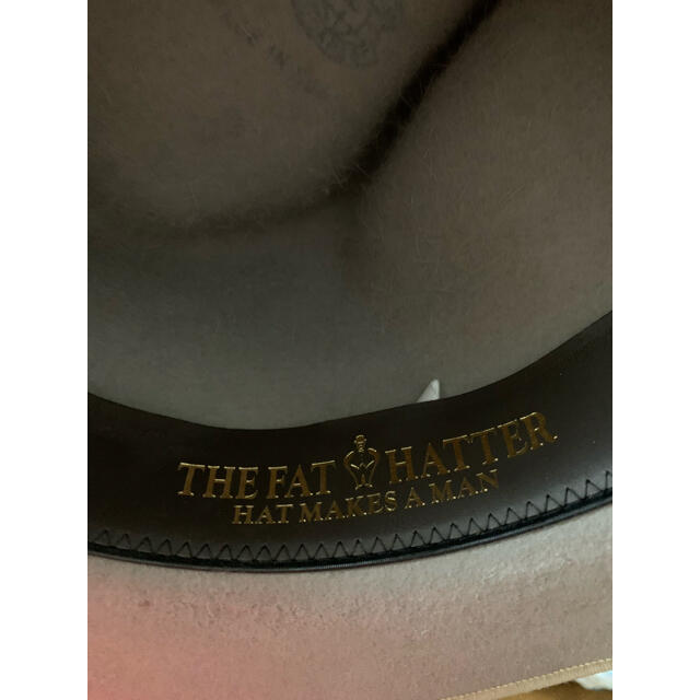 ファットハッター　ハット　グレー　マイティーシャイン　古着　ヴィンテージ　メンズ メンズの帽子(ハット)の商品写真