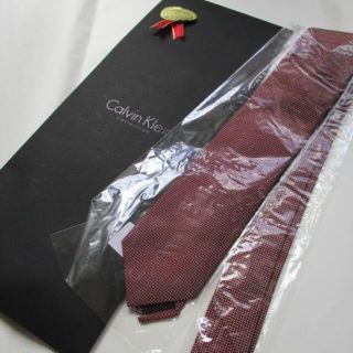 カルバンクライン(Calvin Klein)の新品 カルバンクライン CK シルク ネクタイ イタリア製(ネクタイ)