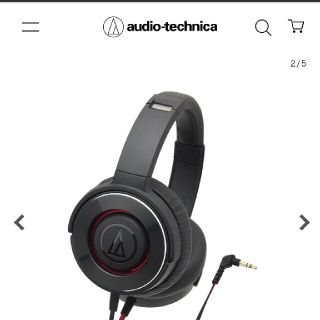 オーディオテクニカ(audio-technica)のオーディオテクニカ　ヘッドホン　Red(ヘッドフォン/イヤフォン)