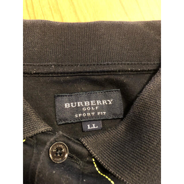 BURBERRY(バーバリー)の二点セットBURBERRY GOLFバーバリーメンズ　半袖　ポロシャツ　LL　黒 スポーツ/アウトドアのゴルフ(ウエア)の商品写真