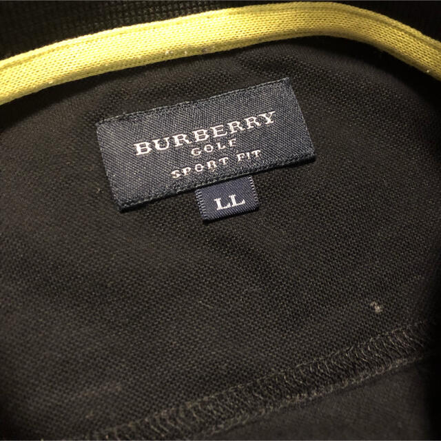 BURBERRY(バーバリー)の二点セットBURBERRY GOLFバーバリーメンズ　半袖　ポロシャツ　LL　黒 スポーツ/アウトドアのゴルフ(ウエア)の商品写真