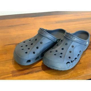 クロックス(crocs)の最終値下げ 早い者勝ち 美品 クロックス ネイビー 28cm サンダル メンズ(サンダル)