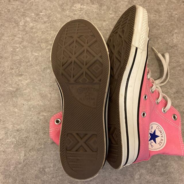 CONVERSE(コンバース)のコンバース　ピンク　ハイカット　専用です レディースの靴/シューズ(スニーカー)の商品写真