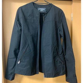 ユナイテッドアローズグリーンレーベルリラクシング(UNITED ARROWS green label relaxing)の［UNITED ARROWS ］ノーカラーブルゾン　ブラック(ブルゾン)