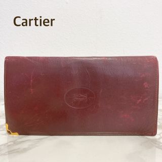 カルティエ(Cartier)の人気　カルティエ　長財布　札入れ　カード入れ　ボルドー(長財布)