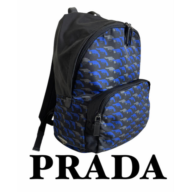 新着商品 PRADA プラダ リュック ピストル柄 【限定】PRADA - バッグ