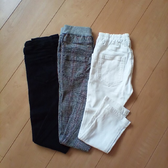 みきてぃ様専用 キッズ ズボン スキニー 110サイズ 3点セット 綿パンツ