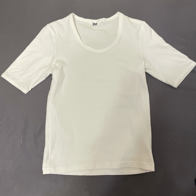 UNIQLO(ユニクロ)のUNIQLO フィットクルーネックT レディースのトップス(Tシャツ(半袖/袖なし))の商品写真