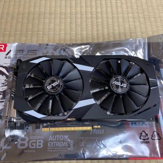 エイスース(ASUS)のASUS DUAL RX580 O8G(PCパーツ)