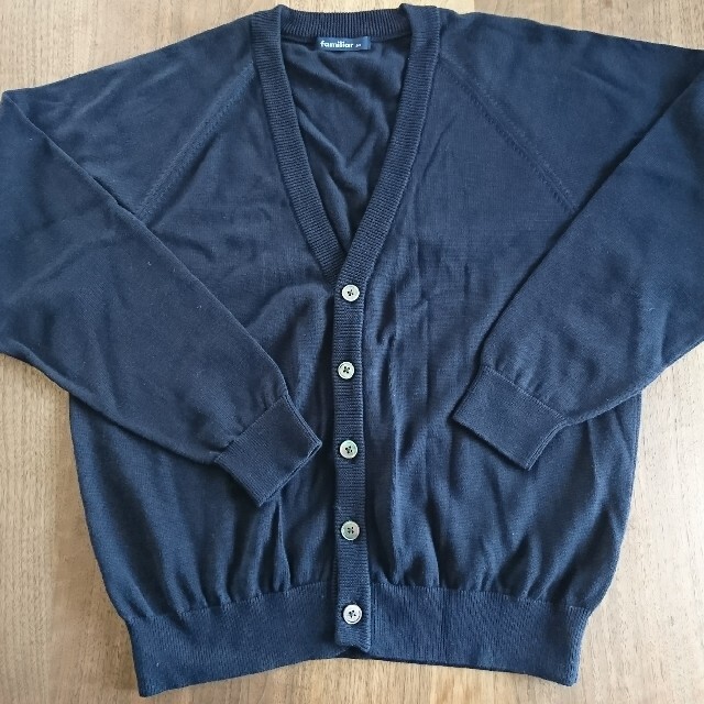 ポイント10倍】 ファミリア カーディガン 紺 160 ecousarecycling.com