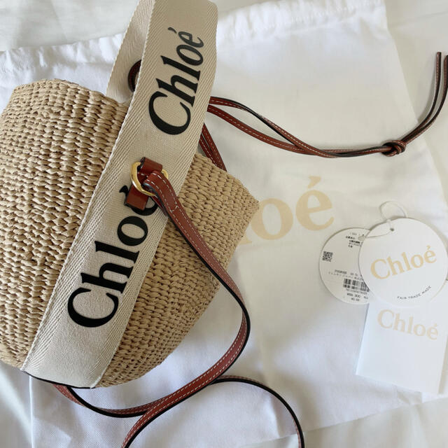 chloe クロエ　WOODY / カゴバッグ SMALL BASKET