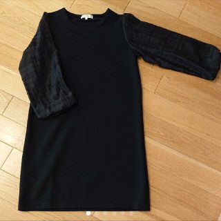 グローブ(grove)のマミママ様専用【美品】grove ワンピース 黒(ひざ丈ワンピース)