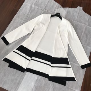 フォクシー(FOXEY)のいちご様ご専用⭐︎FOXEY ロングカーディガン "Monochrome"(カーディガン)