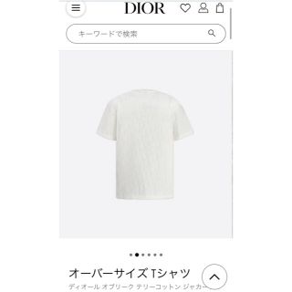 ディオールオム(DIOR HOMME)のDIOR ディオール オブリーク テリーコットン ジャカード Tシャツ パイル地(Tシャツ/カットソー(半袖/袖なし))