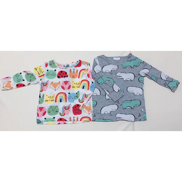 NEXT(ネクスト)のnextbabyネクストベビートップスカットソー2枚セットベビー服6-9mths キッズ/ベビー/マタニティのベビー服(~85cm)(Ｔシャツ)の商品写真