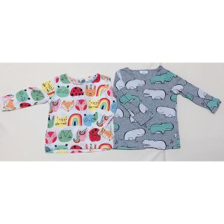 ネクスト(NEXT)のnextbabyネクストベビートップスカットソー2枚セットベビー服6-9mths(Ｔシャツ)