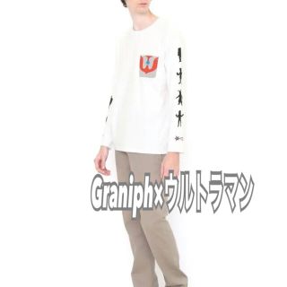 グラニフ(Design Tshirts Store graniph)の完売限定コラボ【Graniph×ウルトラマン】ロンT カネゴン L新品未使用(Tシャツ/カットソー(七分/長袖))