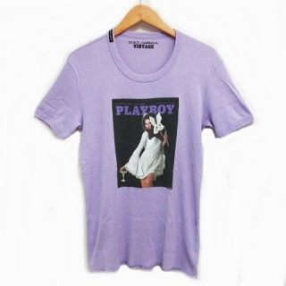 ドルチェアンドガッバーナ(DOLCE&GABBANA)のドルガバ VINTAGE PLAYBOY Tシャツ 半袖 カットソー プリント(Tシャツ/カットソー(半袖/袖なし))