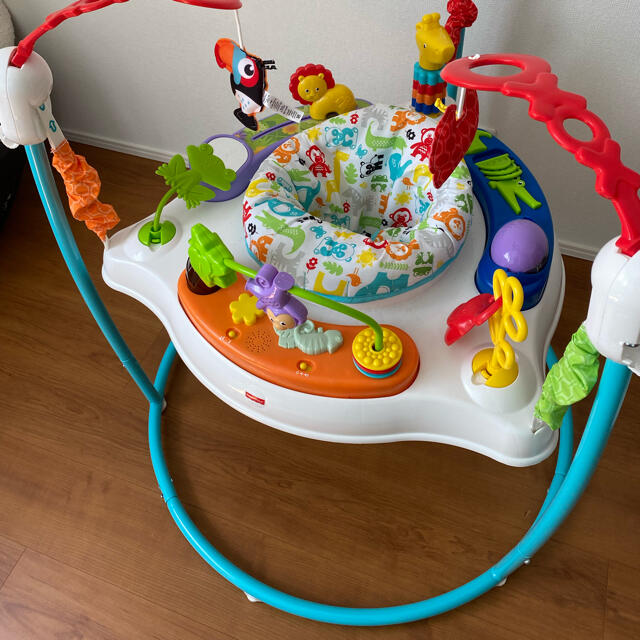 がすわって Fisher-Price アニマル・アクティビティ・ジャンパルーの ...