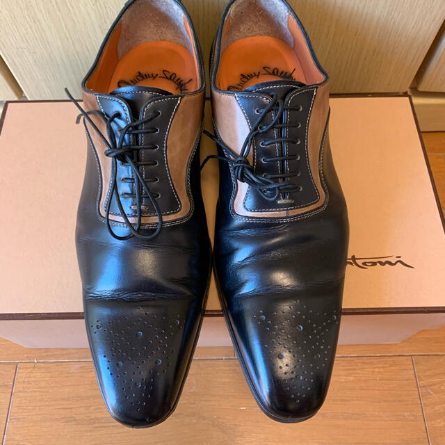 正規 SANTONI サントーニ メダリオン ドレスシューズ-hybridautomotive.com