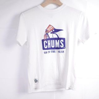 チャムス(CHUMS)のCHUMS　Tシャツ　レディース　ホワイト(Tシャツ(半袖/袖なし))