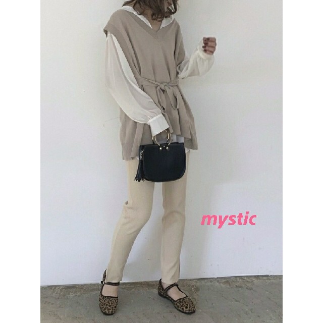 mystic(ミスティック)のmystic☆リブレギンス 未使用 レディースのレッグウェア(レギンス/スパッツ)の商品写真