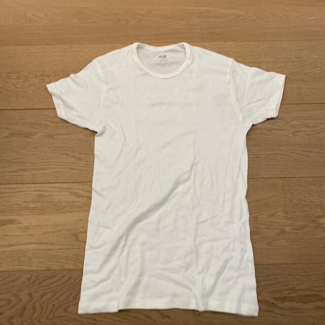 UNIQLO(ユニクロ)のユニクロ　UNIQLO 白　シャツ　Tシャツ　白　 メンズのトップス(Tシャツ/カットソー(半袖/袖なし))の商品写真