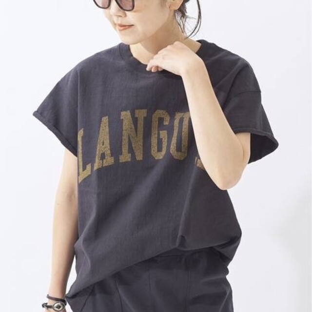 新品☆Plage  2021SS Cut  off logo Tシャツ