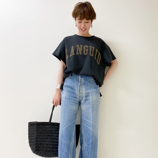 Plage(プラージュ)の新品☆Plage  2021SS Cut  off logo Tシャツ レディースのトップス(Tシャツ(半袖/袖なし))の商品写真