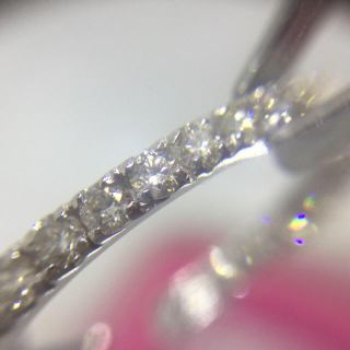 1ct  ダイアモンド　フープ　ピアス　K18WG(ピアス)