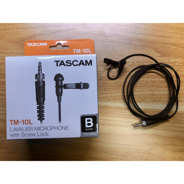 TASCAM (タスカム) TM-10LB ラベリアマイク 楽器のレコーディング/PA機器(マイク)の商品写真