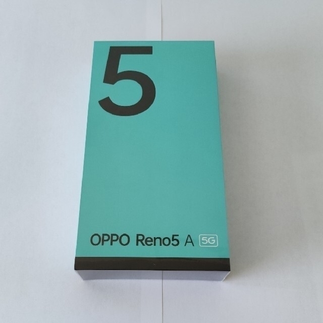 ワイモバイル版　reno5a アイスブルー　新品未使用未開封