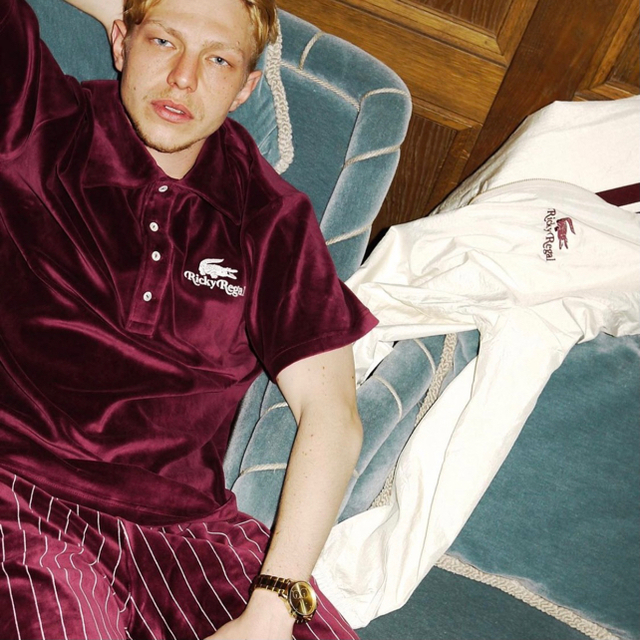 激レア 新品 BTS ジミン リッキーリーガル LACOSTE ラコステ 赤 白