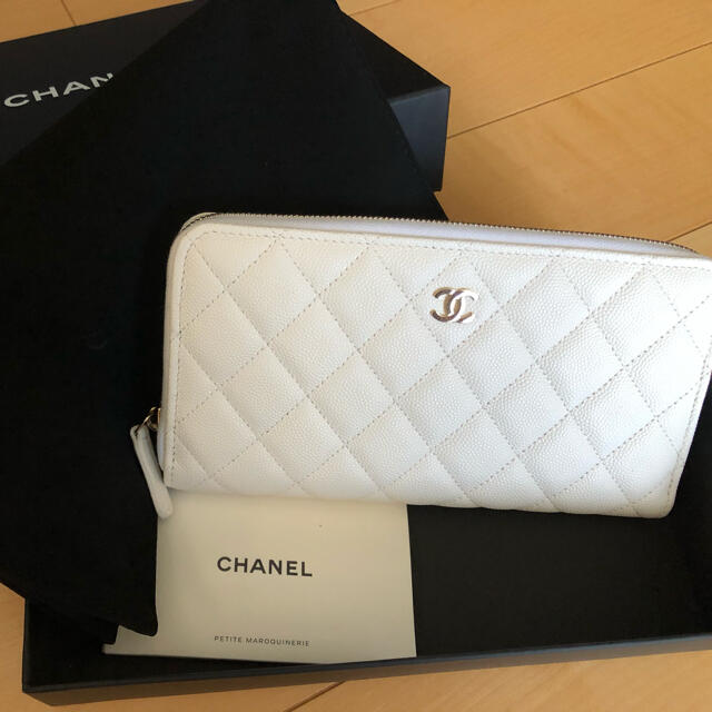 ファッション小物CHANEL ロングジップウォレット