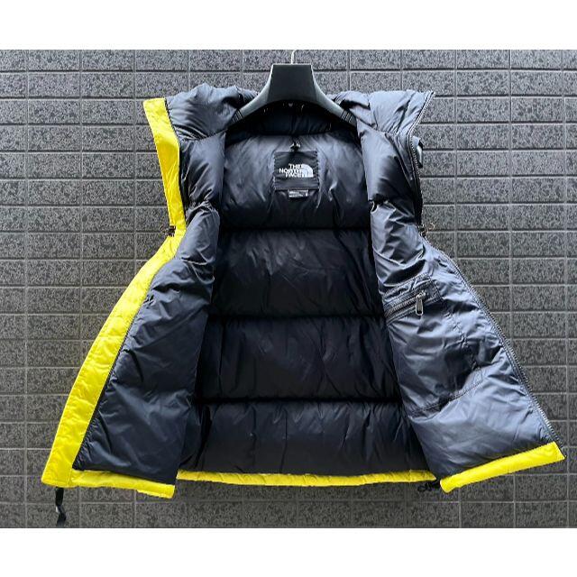 THE NORTH FACE(ザノースフェイス)の新品 XL ザ・ノースフェイス ヌプシダウンベスト グースダウン700 イエロー メンズのジャケット/アウター(ダウンベスト)の商品写真