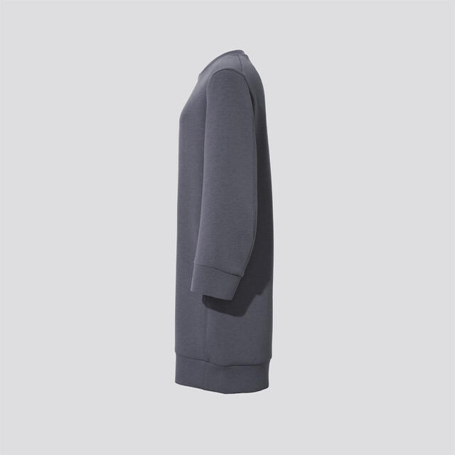 Jil Sander(ジルサンダー)の新品！ UNIQLOユニクロ+J 2021SS ドライスウェットワンピースM レディースのワンピース(ひざ丈ワンピース)の商品写真