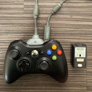 エックスボックス(Xbox)のXbox 360 ワイヤレスコントローラ バッテリー付き(その他)