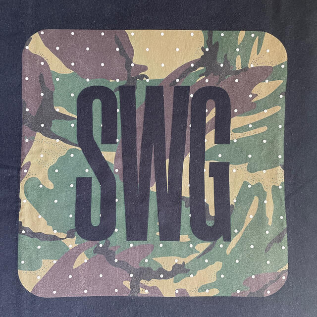 SWAGGER(スワッガー)のswagger 迷彩ロゴTシャツ美品　スワッガー メンズのトップス(Tシャツ/カットソー(半袖/袖なし))の商品写真