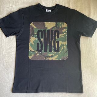 スワッガー(SWAGGER)のswagger 迷彩ロゴTシャツ美品　スワッガー(Tシャツ/カットソー(半袖/袖なし))