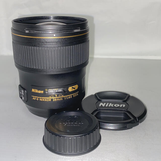 華麗 Nikon - 【美品】 Nikon AF-S 28mm f1.4E ED N 単焦点 レンズ(単焦点)