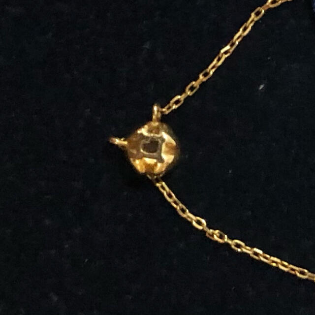 AHKAH(アーカー)のアーカー　ティアネックレス　AHKAH K18YG 一粒ダイヤモンド レディースのアクセサリー(ネックレス)の商品写真