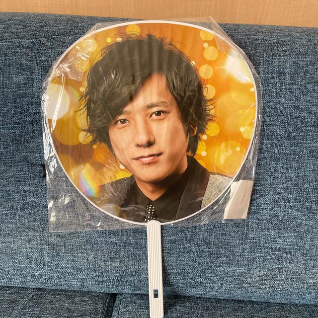 嵐(アラシ)の嵐　二宮和也　5×20ジャンボうちわ エンタメ/ホビーのタレントグッズ(アイドルグッズ)の商品写真