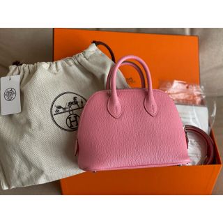 エルメス(Hermes)の美品☆ エルメス　ボリードミニ　ローズコンフェッティ(ショルダーバッグ)