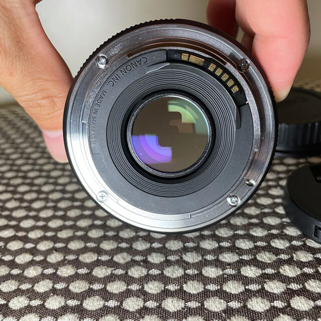 Canon(キヤノン)のEF50mm F1.8 stm フィルター付き　美品　Canon スマホ/家電/カメラのカメラ(レンズ(単焦点))の商品写真