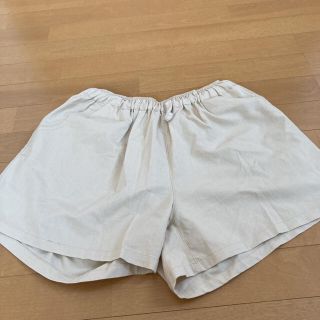 レディース　ショートパンツ　ベージュ　大きいサイズ(ショートパンツ)