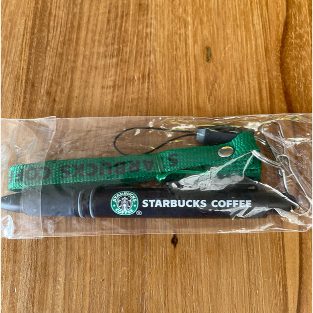 Starbucks Coffee(スターバックスコーヒー)の【限定】スターバックス　ネックストラップ　ボールペン付き インテリア/住まい/日用品の文房具(その他)の商品写真